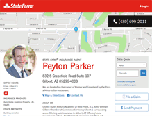 Tablet Screenshot of peytonparkerinsurance.com